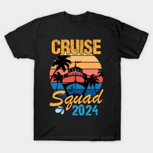 Cruise Squad 2024 Family Cruise Vacation Gifts T-Shirt